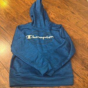Boys blue Champion brand hoodie size10-12